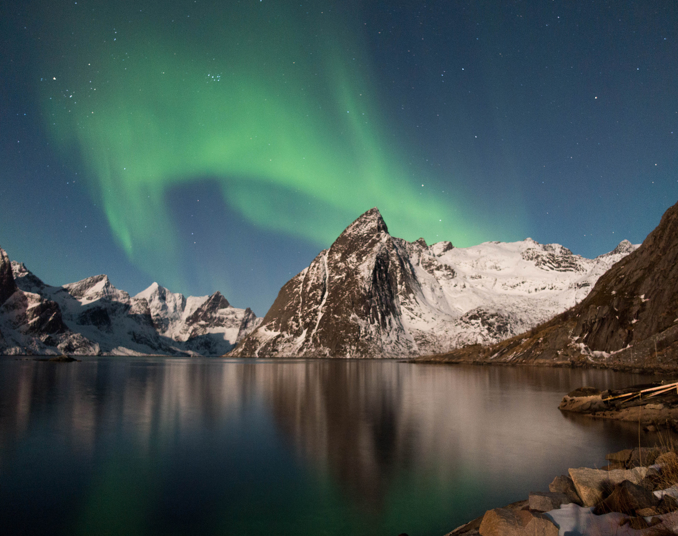Qué ver en Islas Lofoten Noruega Auroras Boreales Sakrisoy